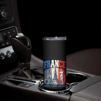 France Soccer Fan Passion Skinny Tumbler Fierté Football French Supporter Gift