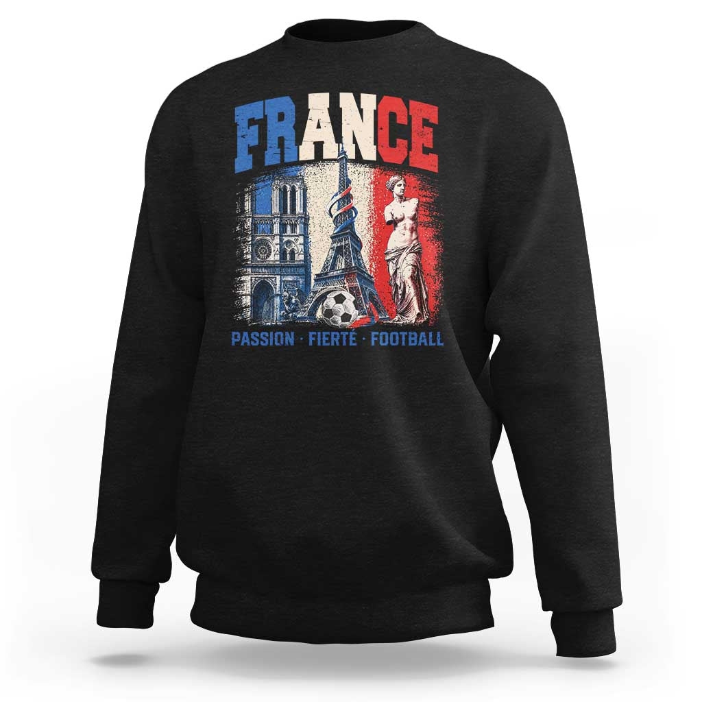 France Soccer Fan Passion Sweatshirt Fierté Football French Supporter Gift