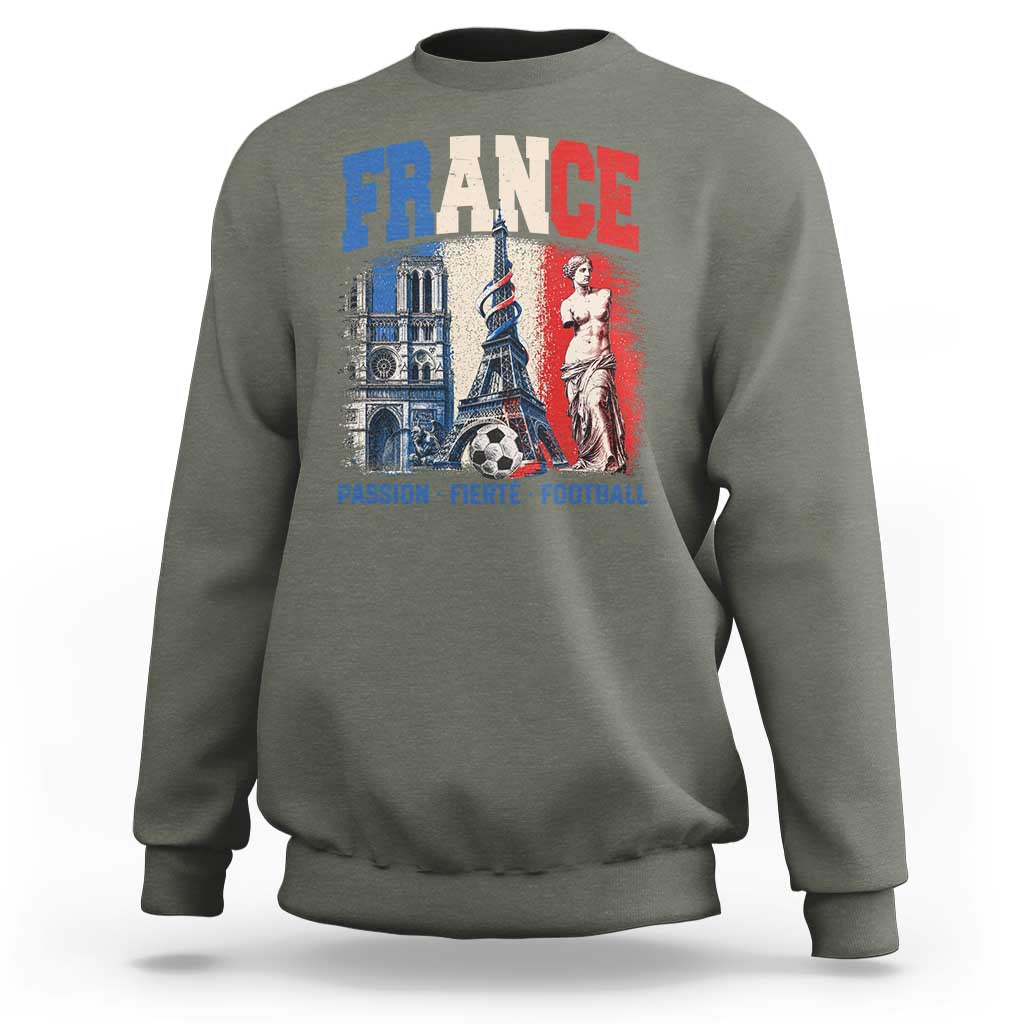 France Soccer Fan Passion Sweatshirt Fierté Football French Supporter Gift