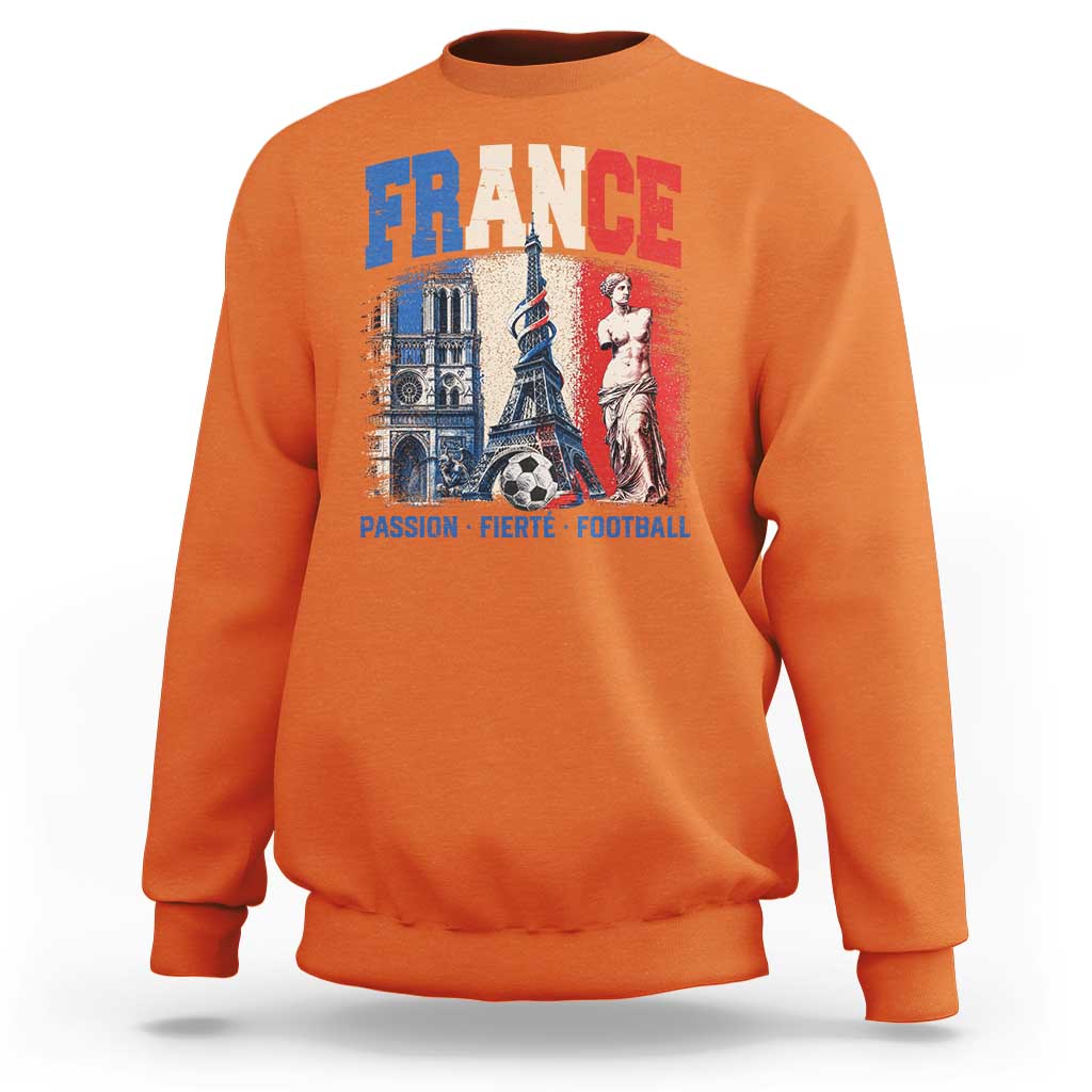 France Soccer Fan Passion Sweatshirt Fierté Football French Supporter Gift