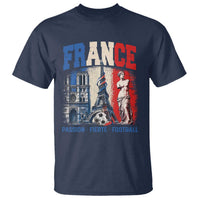 France Soccer Fan Passion T Shirt Fierté Football French Supporter Gift