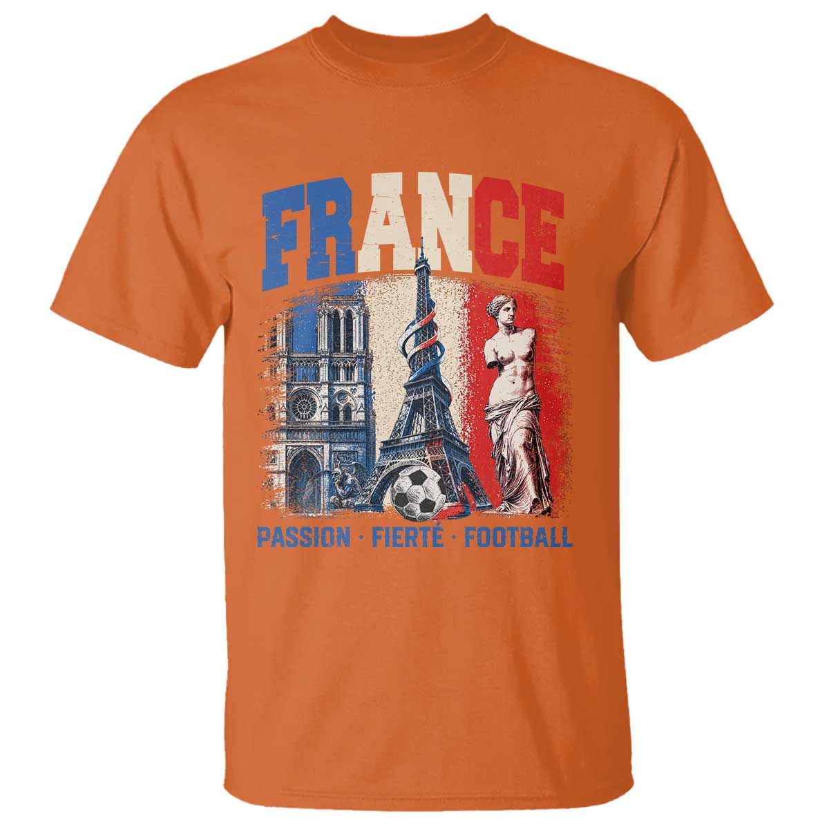 France Soccer Fan Passion T Shirt Fierté Football French Supporter Gift
