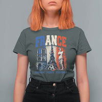 France Soccer Fan Passion T Shirt For Women Fierté Football French Supporter Gift