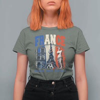 France Soccer Fan Passion T Shirt For Women Fierté Football French Supporter Gift