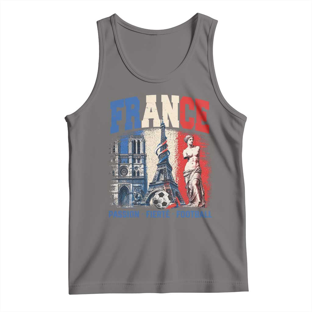 France Soccer Fan Passion Tank Top Fierté Football French Supporter Gift