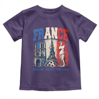 France Soccer Fan Passion Toddler T Shirt Fierté Football French Supporter Gift