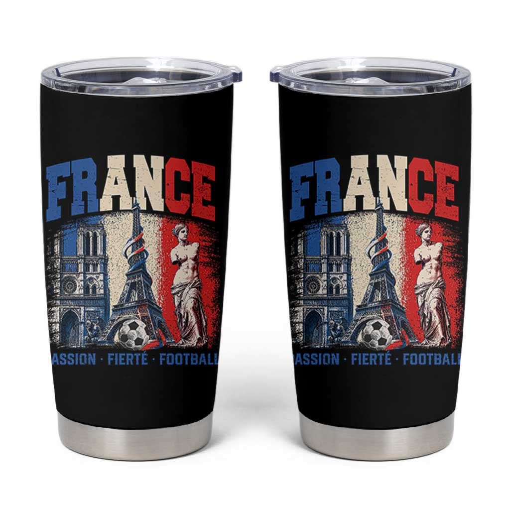 France Soccer Fan Passion Tumbler Cup Fierté Football French Supporter Gift