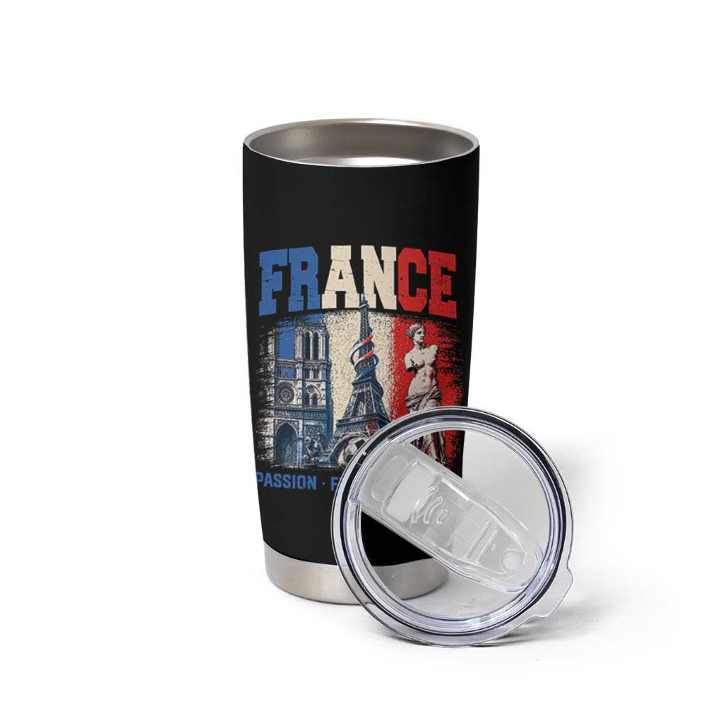 France Soccer Fan Passion Tumbler Cup Fierté Football French Supporter Gift