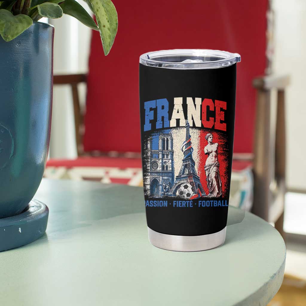 France Soccer Fan Passion Tumbler Cup Fierté Football French Supporter Gift