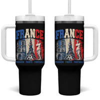 France Soccer Fan Passion Tumbler With Handle Fierté Football French Supporter Gift