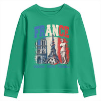 France Soccer Fan Passion Youth Sweatshirt Fierté Football French Supporter Gift