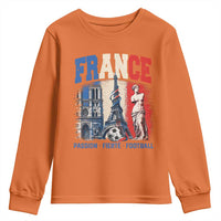 France Soccer Fan Passion Youth Sweatshirt Fierté Football French Supporter Gift