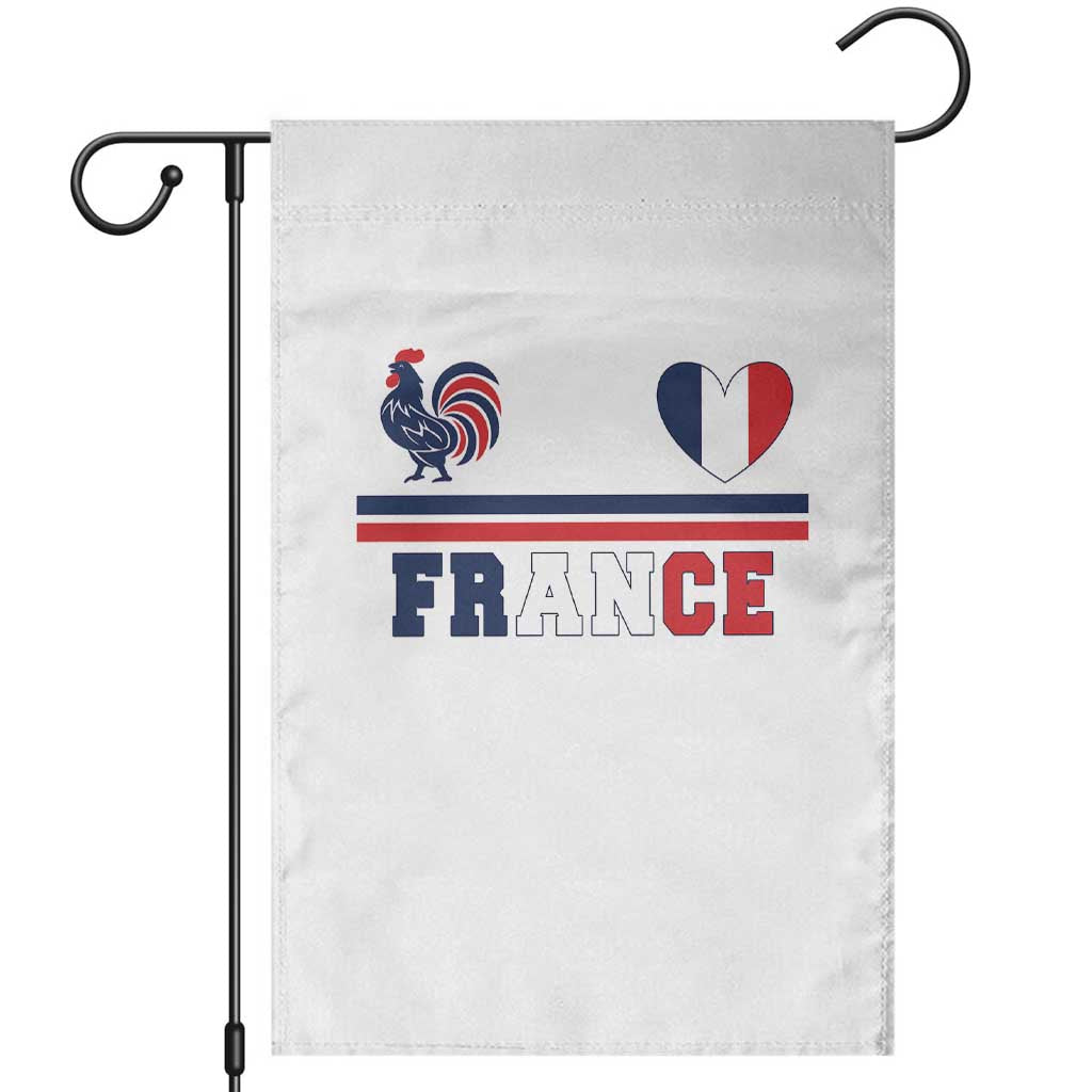 Patriotic France Soccer Fan Garden Flag Fierté Football Française
