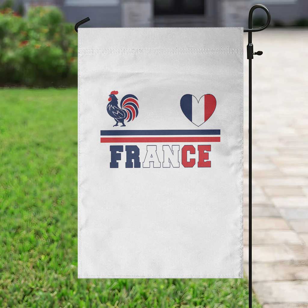 Patriotic France Soccer Fan Garden Flag Fierté Football Française