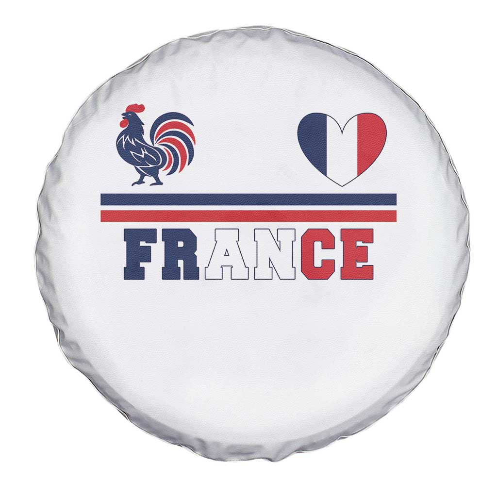 Patriotic France Soccer Fan Spare Tire Cover Fierté Football Française