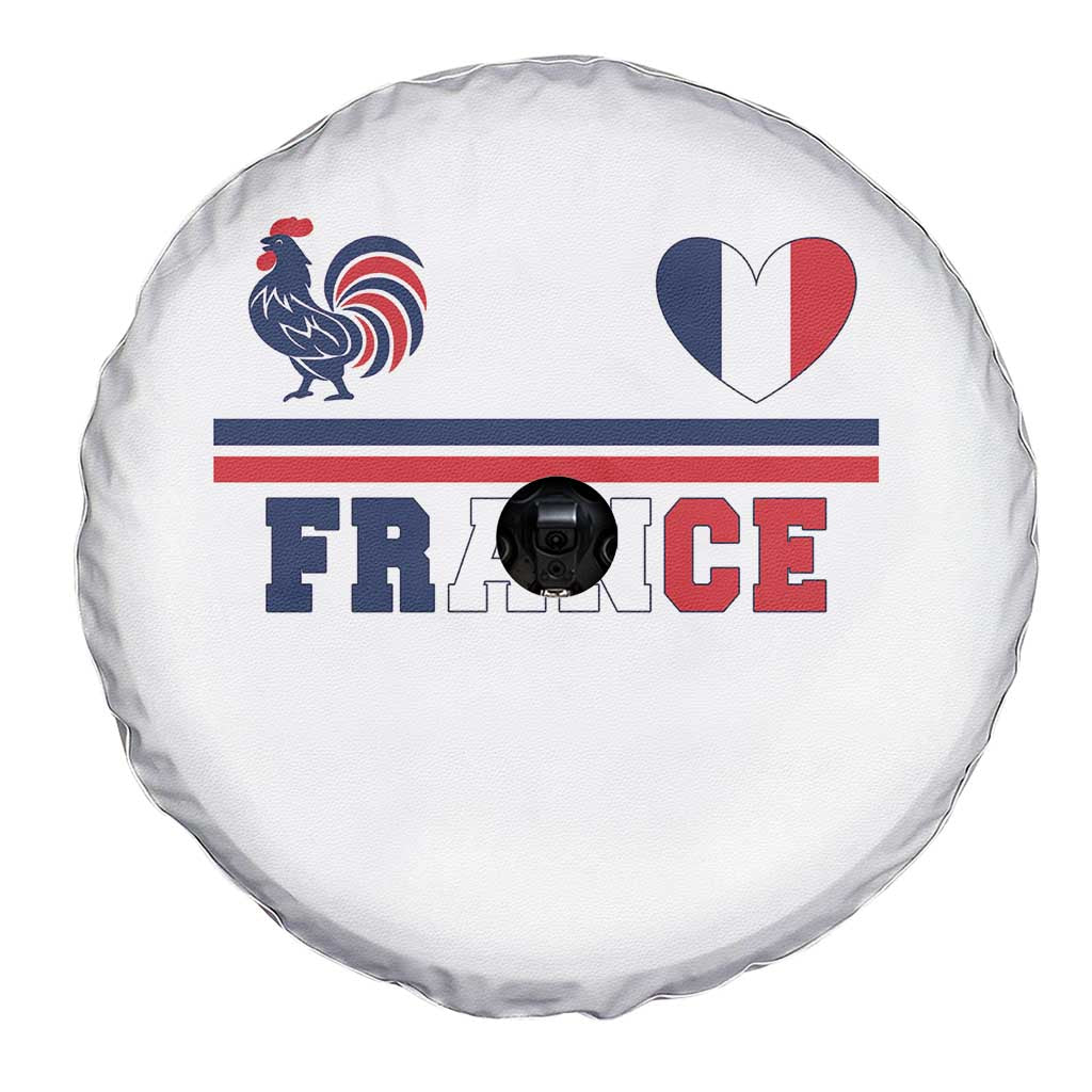 Patriotic France Soccer Fan Spare Tire Cover Fierté Football Française