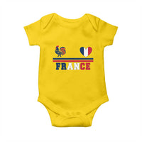 Patriotic France Soccer Fan Baby Onesie Fierté Football Française