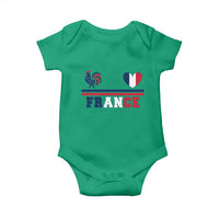 Patriotic France Soccer Fan Baby Onesie Fierté Football Française