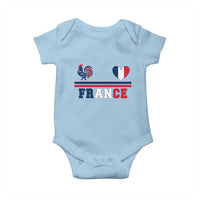 Patriotic France Soccer Fan Baby Onesie Fierté Football Française