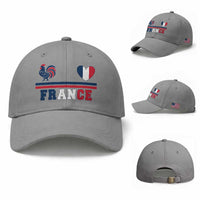 Patriotic France Soccer Fan Baseball Cap Fierté Football Française