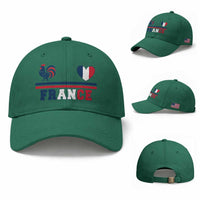 Patriotic France Soccer Fan Baseball Cap Fierté Football Française