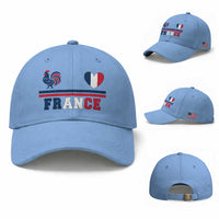Patriotic France Soccer Fan Baseball Cap Fierté Football Française