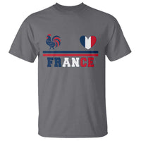 Patriotic France Soccer Fan T Shirt Fierté Football Française