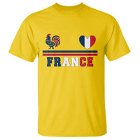 Patriotic France Soccer Fan T Shirt Fierté Football Française