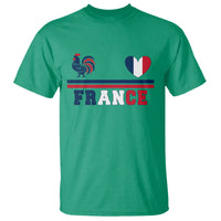Patriotic France Soccer Fan T Shirt Fierté Football Française