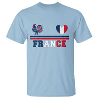 Patriotic France Soccer Fan T Shirt Fierté Football Française