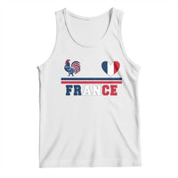 Patriotic France Soccer Fan Tank Top Fierté Football Française