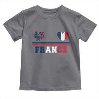 Patriotic France Soccer Fan Toddler T Shirt Fierté Football Française