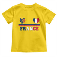 Patriotic France Soccer Fan Toddler T Shirt Fierté Football Française