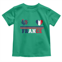 Patriotic France Soccer Fan Toddler T Shirt Fierté Football Française