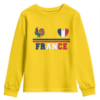 Patriotic France Soccer Fan Youth Sweatshirt Fierté Football Française