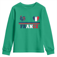 Patriotic France Soccer Fan Youth Sweatshirt Fierté Football Française