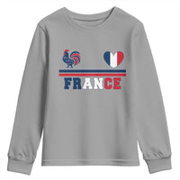 Patriotic France Soccer Fan Youth Sweatshirt Fierté Football Française