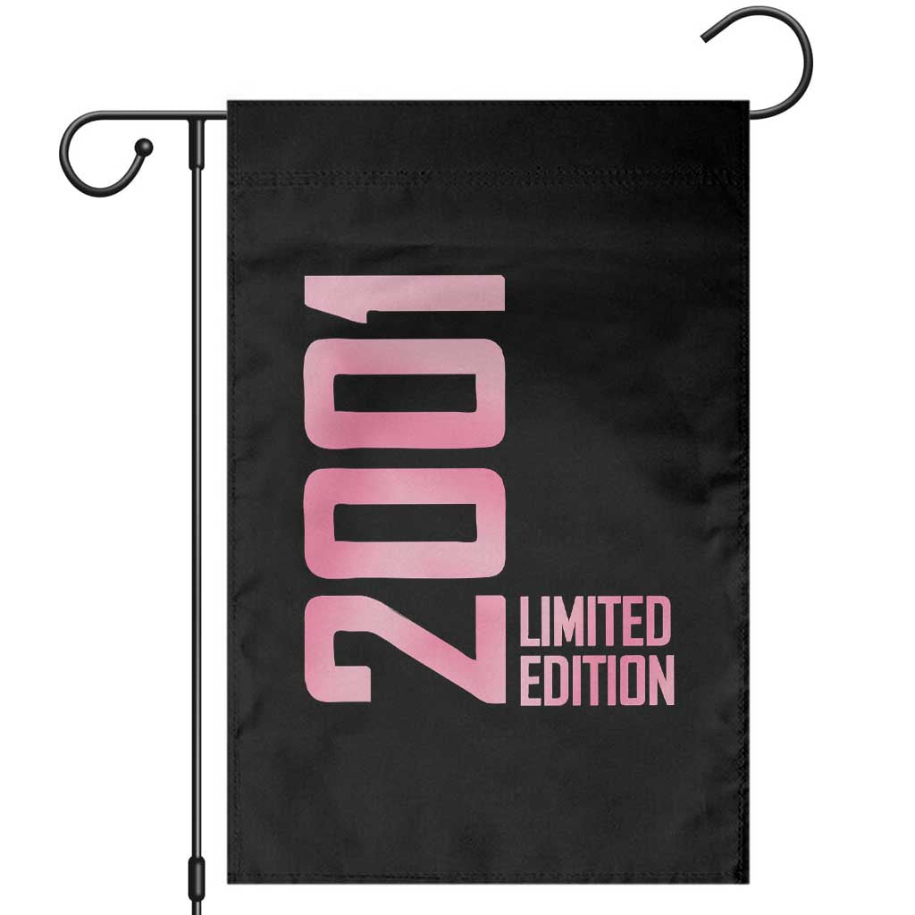 Vintage 25th Birthday Limited Edition 2001 Gift Garden Flag