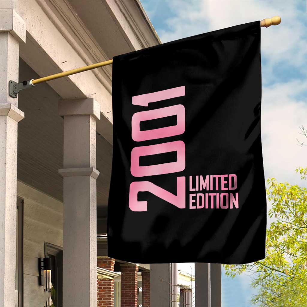 Vintage 25th Birthday Limited Edition 2001 Gift Garden Flag