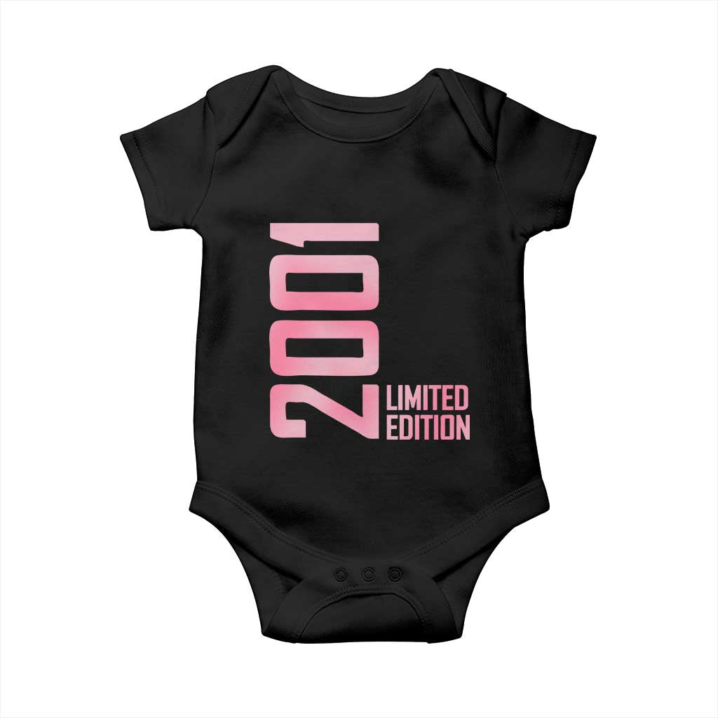 Vintage 25th Birthday Limited Edition 2001 Gift Baby Onesie