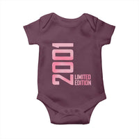 Vintage 25th Birthday Limited Edition 2001 Gift Baby Onesie