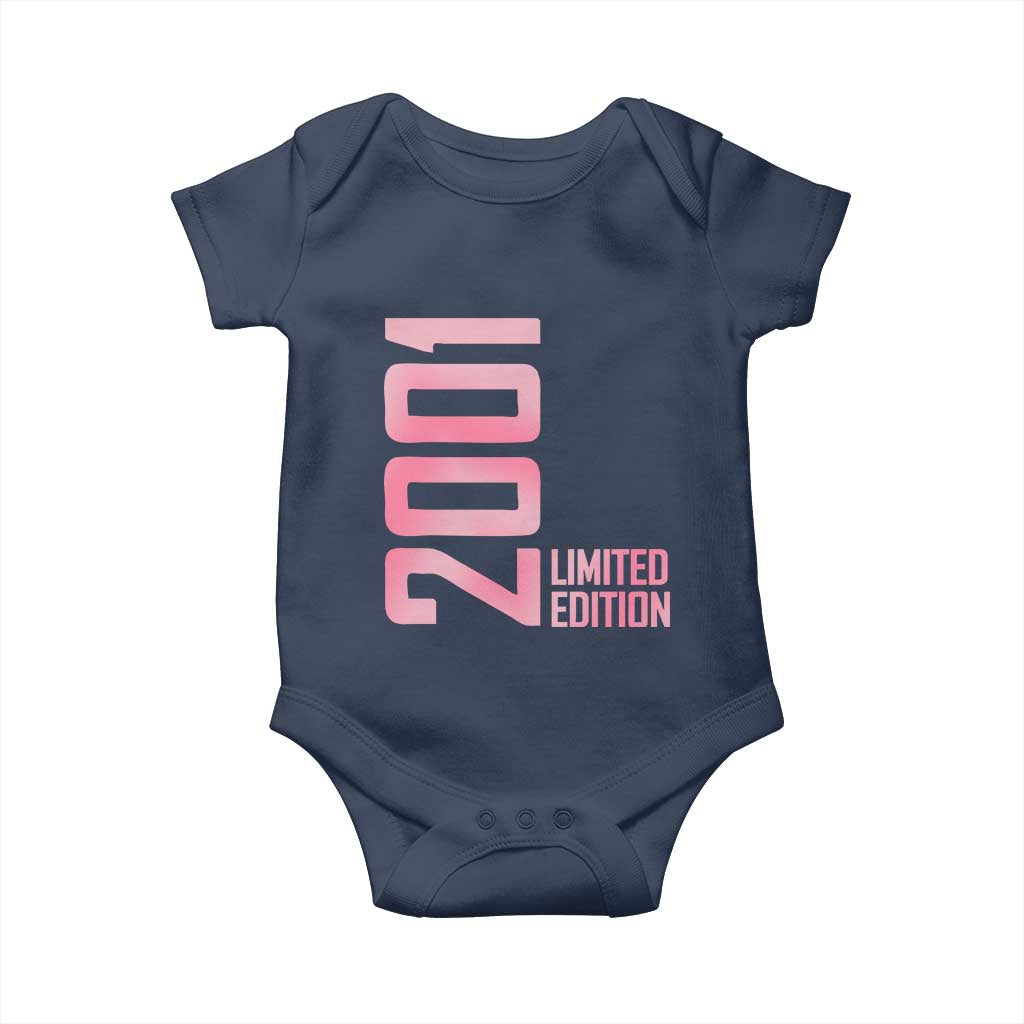 Vintage 25th Birthday Limited Edition 2001 Gift Baby Onesie