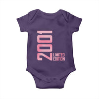 Vintage 25th Birthday Limited Edition 2001 Gift Baby Onesie