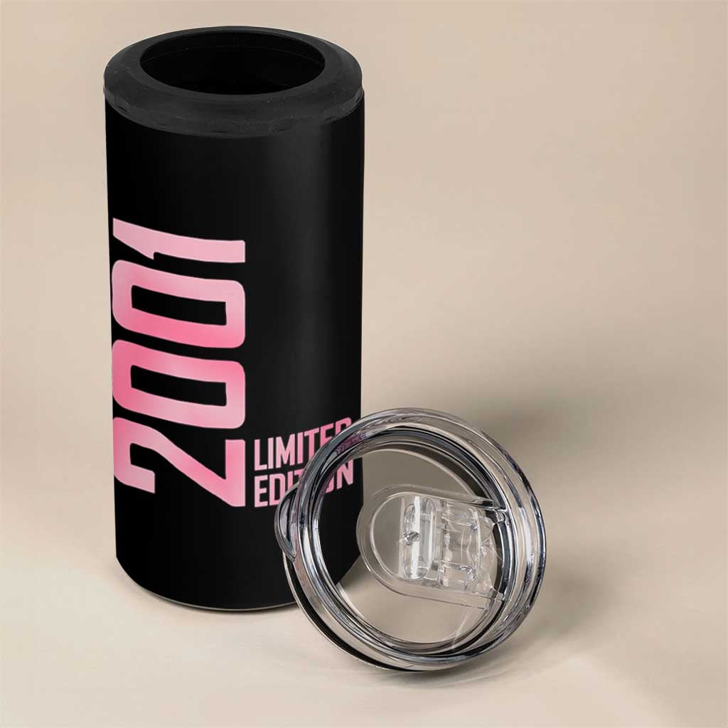 Vintage 25th Birthday Limited Edition 2001 Gift 4 in 1 Can Cooler Tumbler