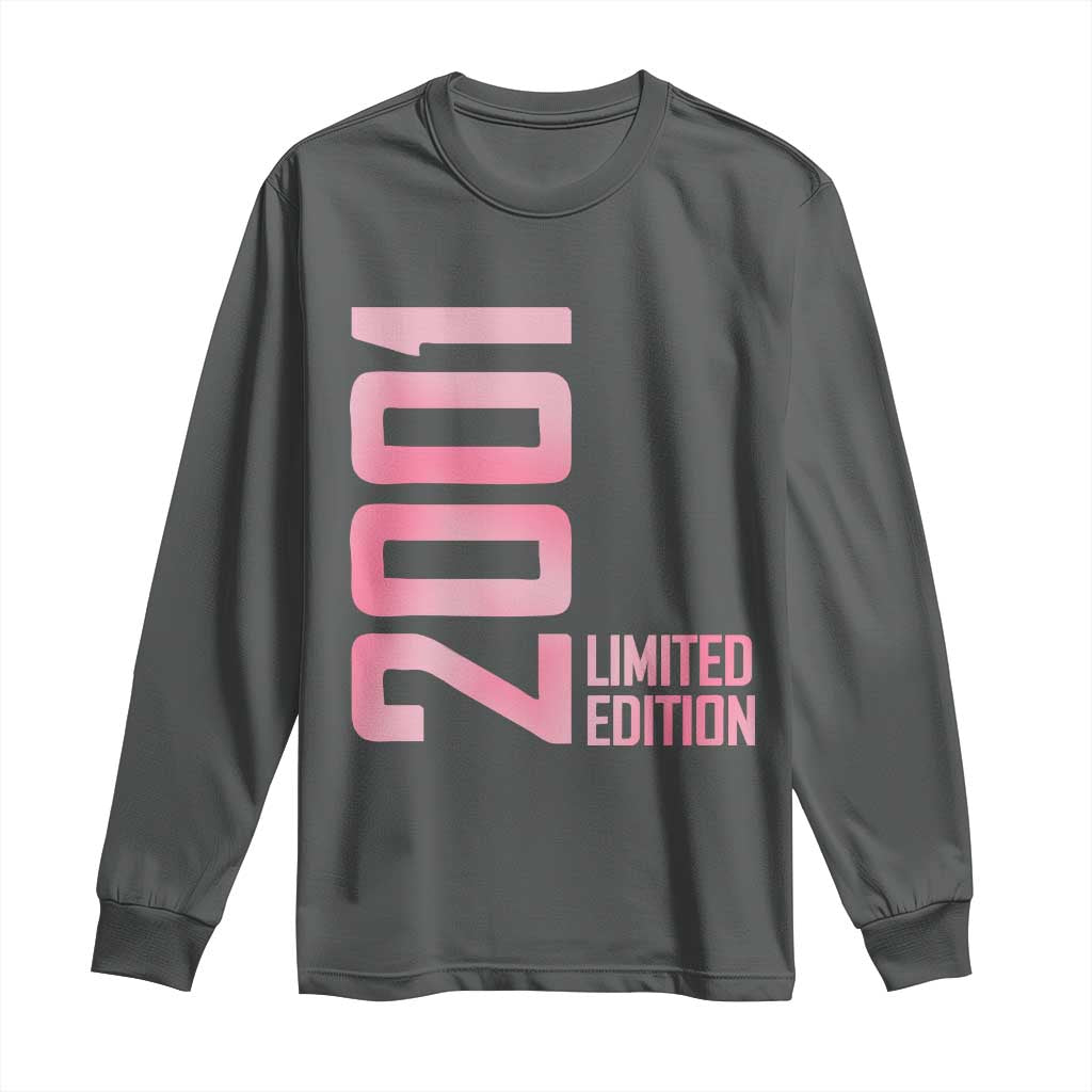 Vintage 25th Birthday Limited Edition 2001 Gift Long Sleeve Shirt
