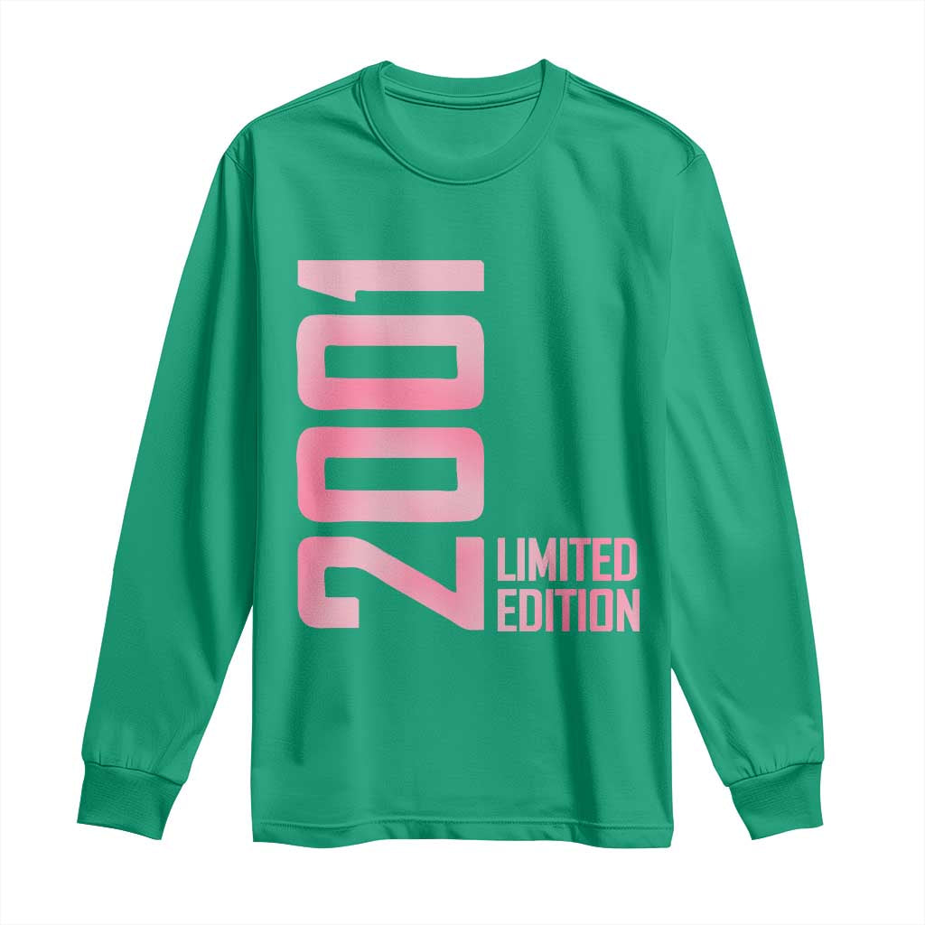 Vintage 25th Birthday Limited Edition 2001 Gift Long Sleeve Shirt