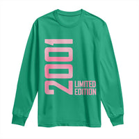 Vintage 25th Birthday Limited Edition 2001 Gift Long Sleeve Shirt
