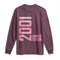 Vintage 25th Birthday Limited Edition 2001 Gift Long Sleeve Shirt