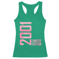Vintage 25th Birthday Limited Edition 2001 Gift Racerback Tank Top
