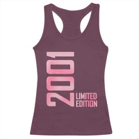Vintage 25th Birthday Limited Edition 2001 Gift Racerback Tank Top